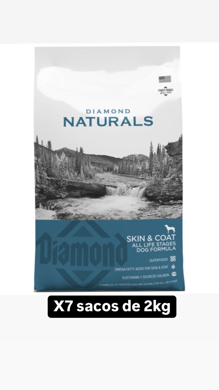 Diamond Naturals Salmón y Papas Skin & Coat Todas las Edades