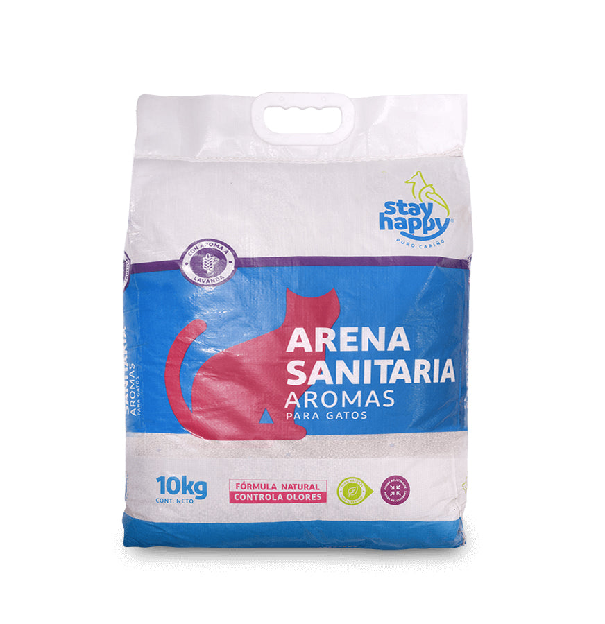 Arena Aglutinante Stay Happy Lavanda 10kg