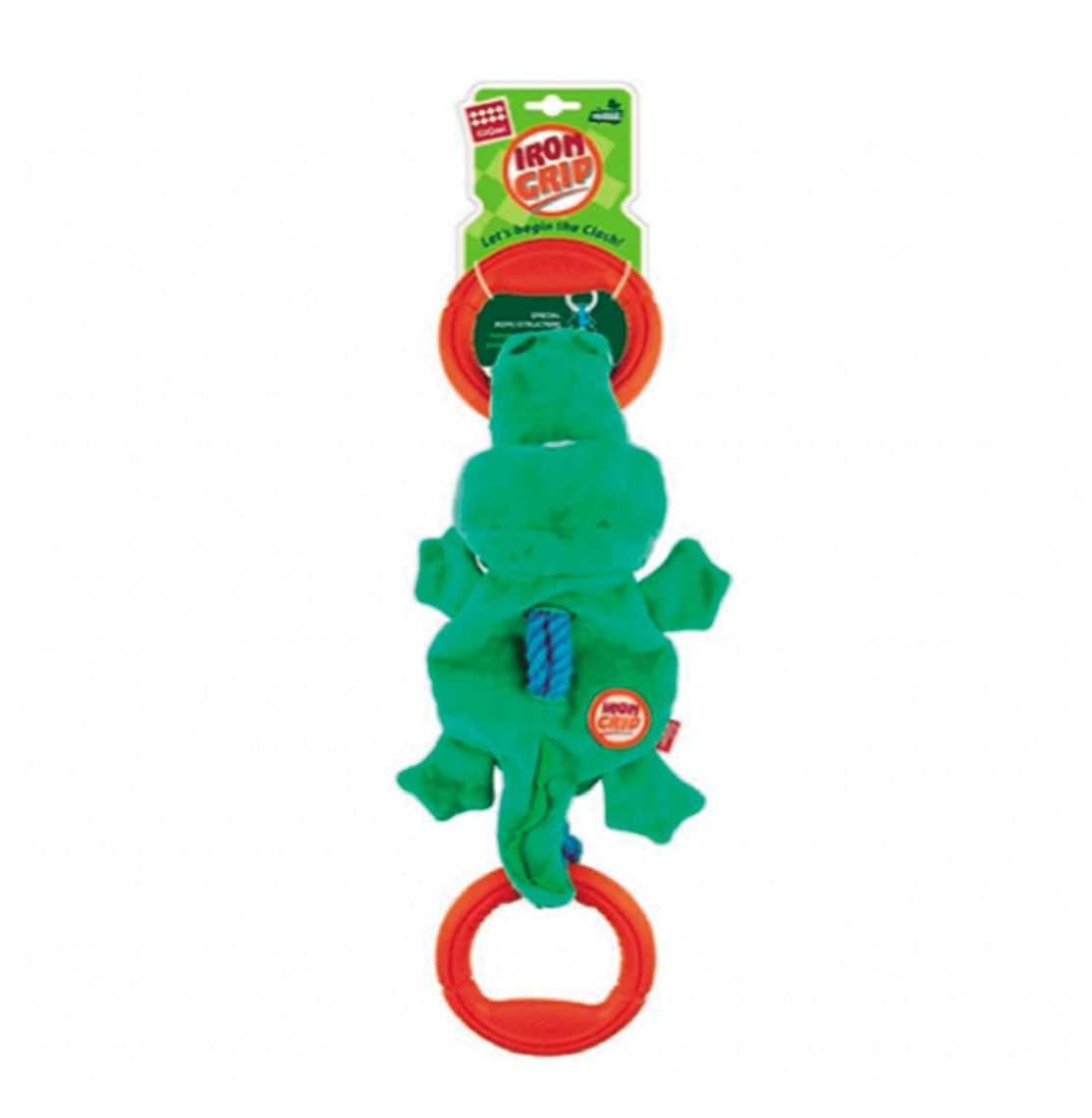 Iron Grip Cocodrilo con Mango GiGwi