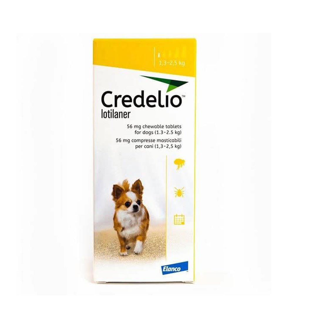 Credelio 1.3-2.25kg Tres comprimidos