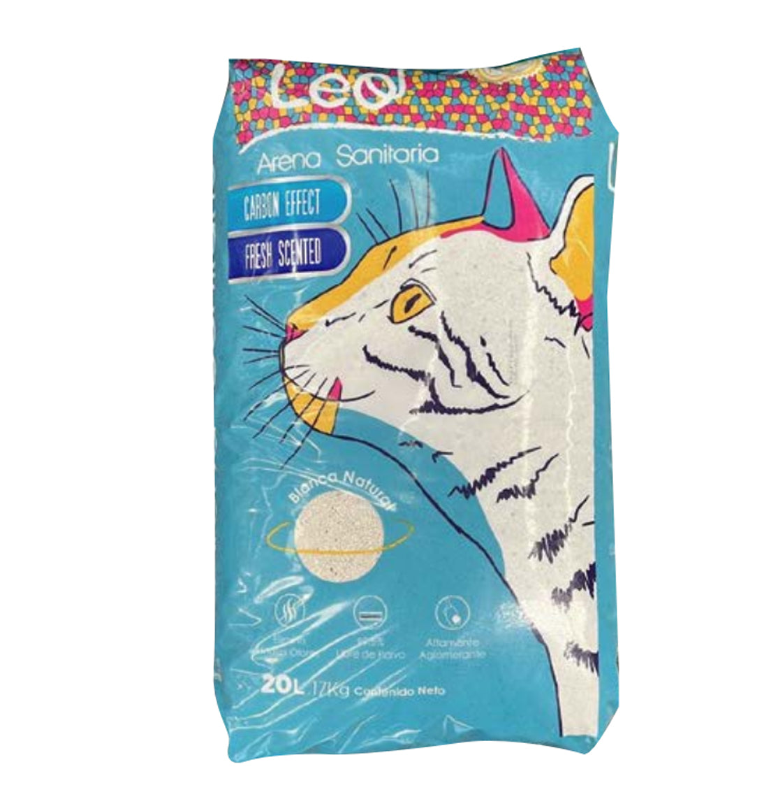 Arena LEO con Carbón Activo