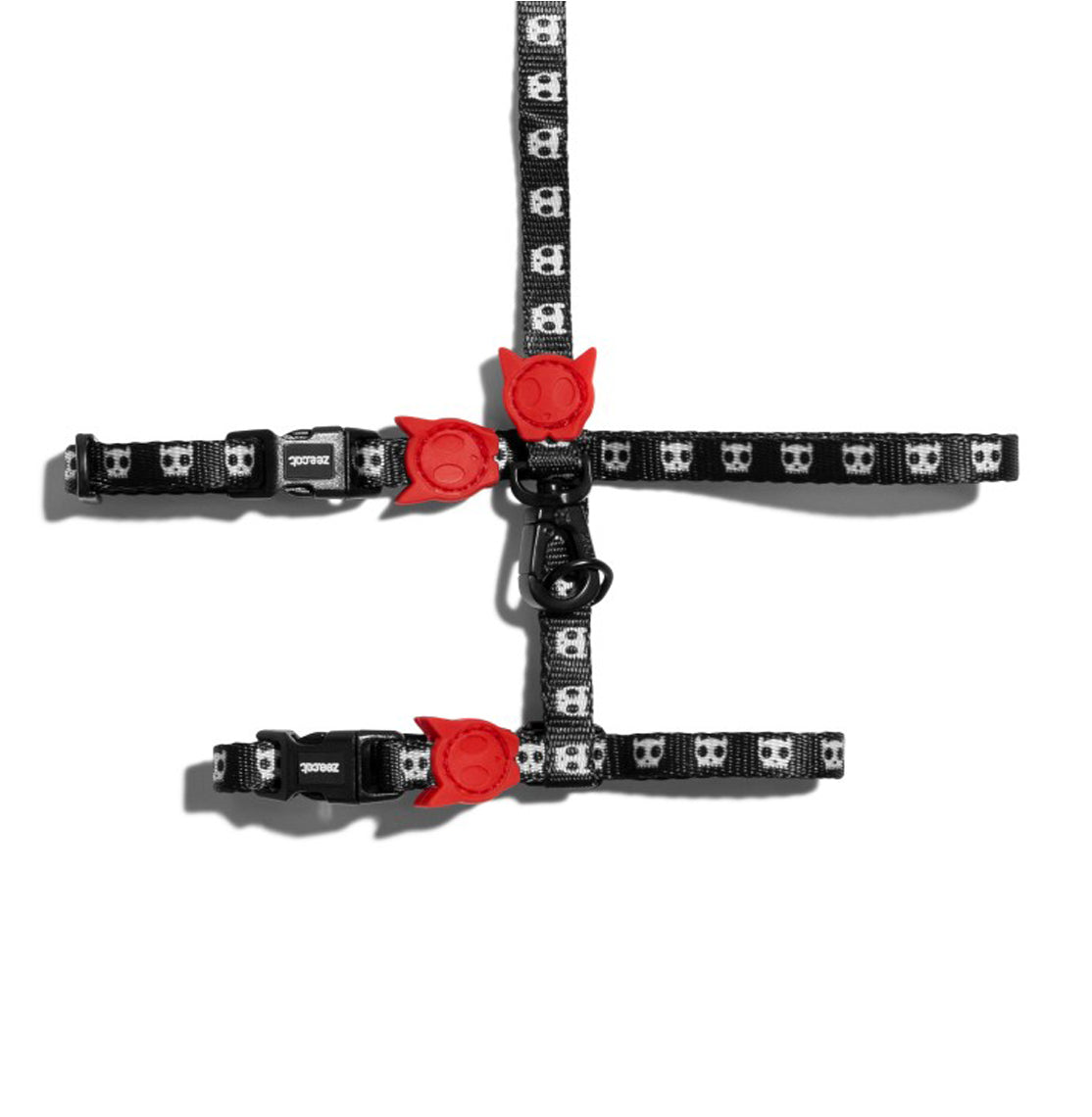 Skull Harness + Leash Set Cat ZeeCat