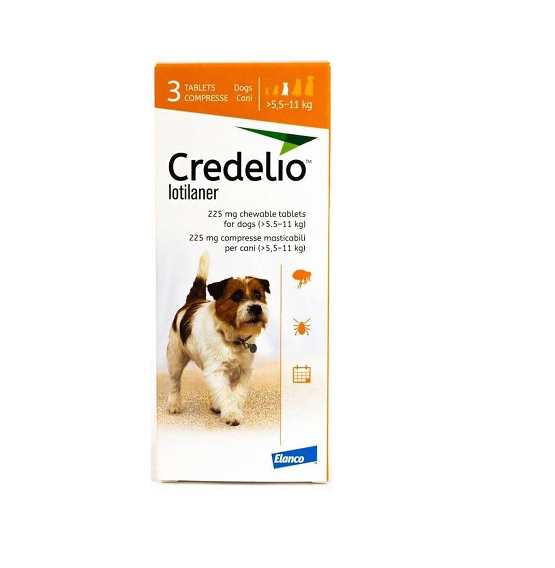 Credelio 5.5-11kg Tres comprimidos