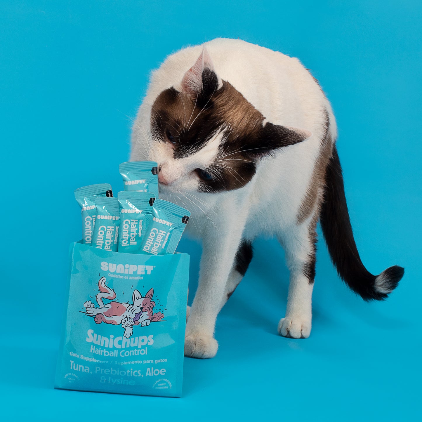 SuniChups Hairball Control 4 Sticks | SuniPet