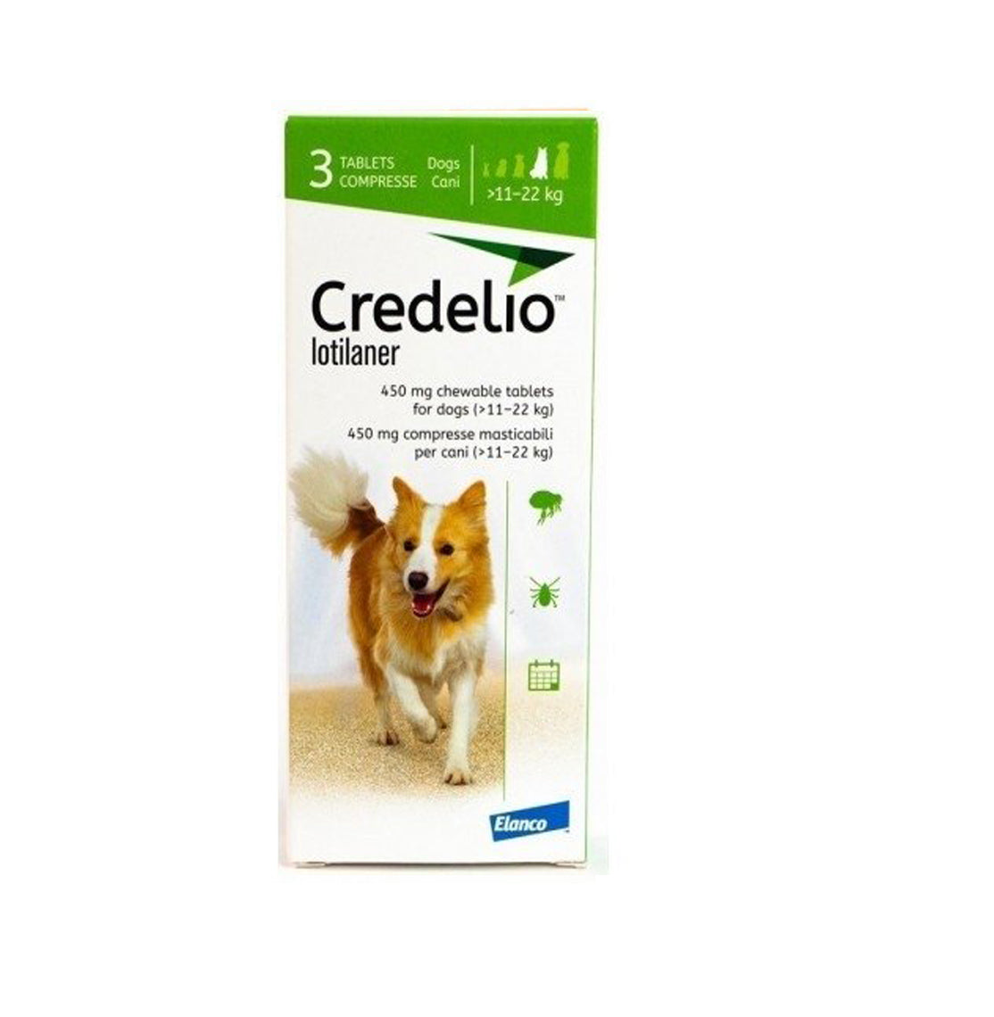 Credelio 11-22kg Tres comprimidos