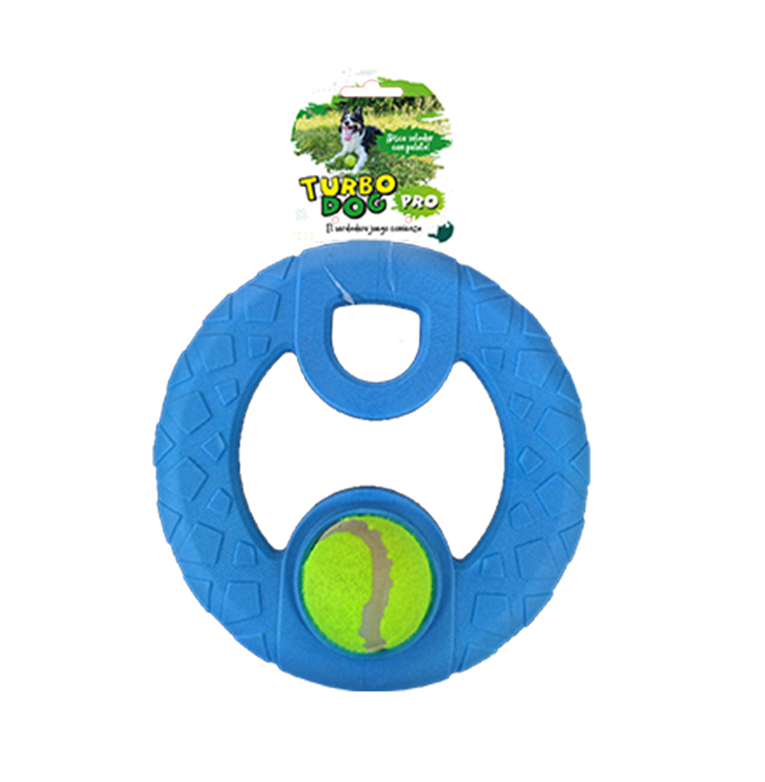 Disco Volador con Pelota Turbo Dog