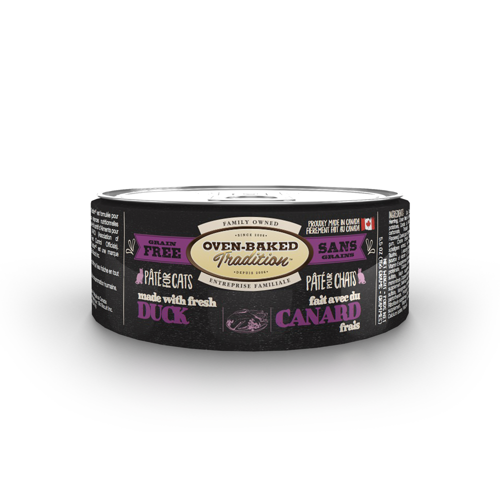 Oven-Baked Paté para Gatos PATO 156gr