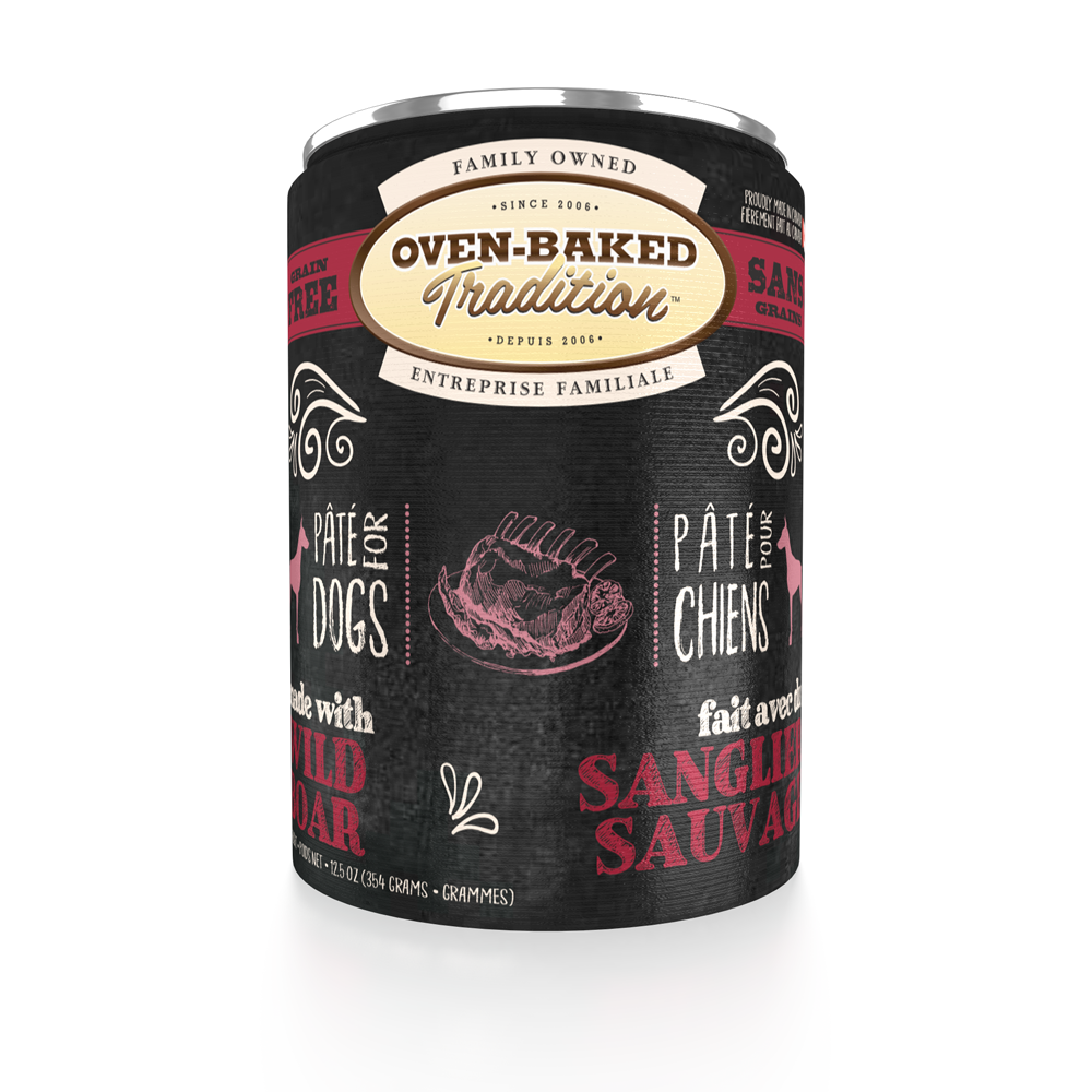 Oven-Baked Paté para Perros Jabalí