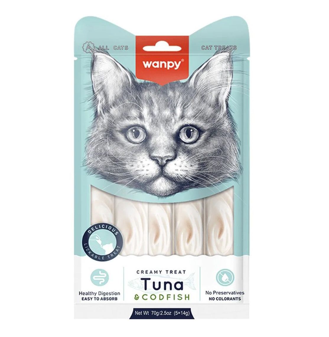 Wanpy Creamy Tuna & Codfish