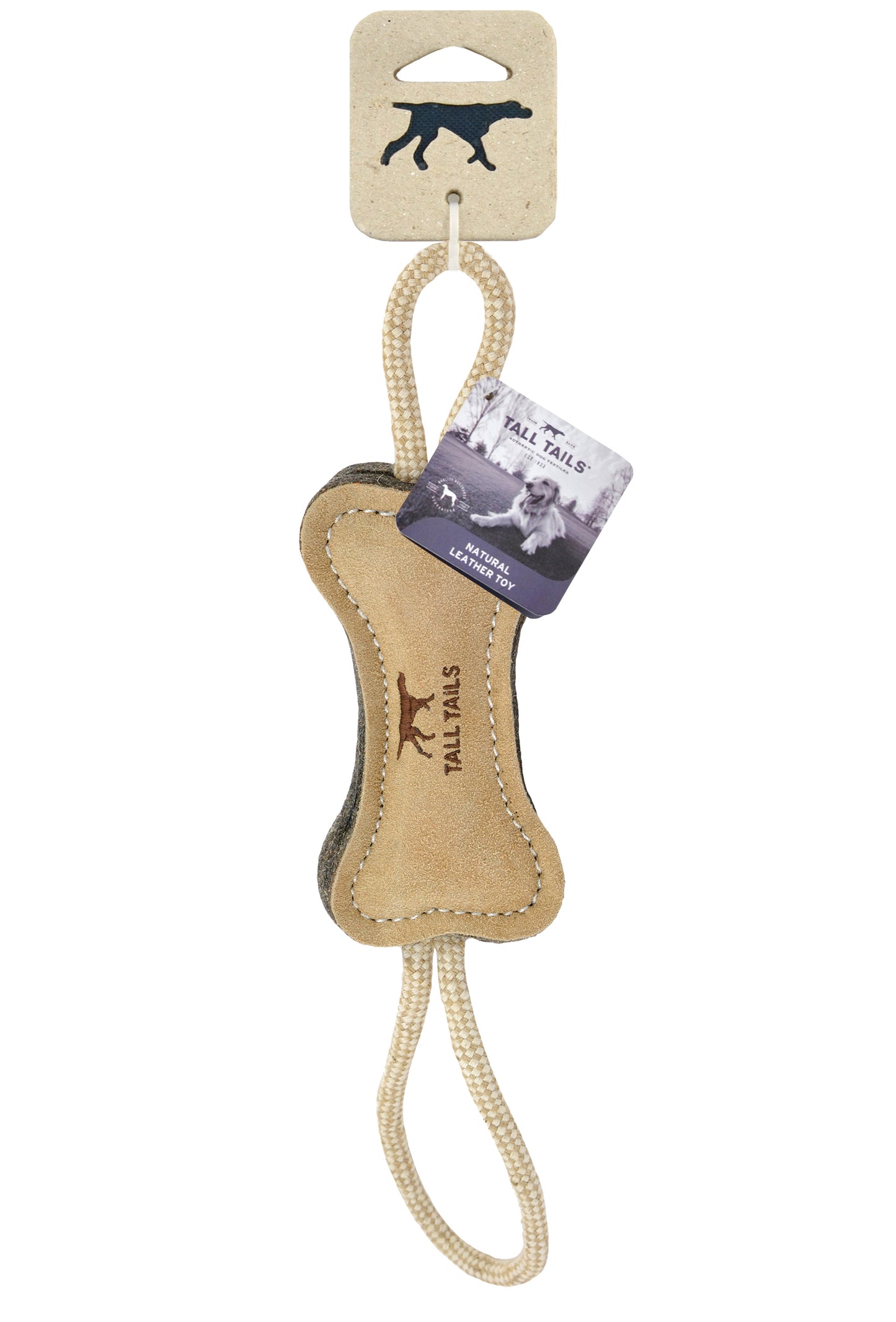 Tall Tails Hueso de Tirar de Cuero