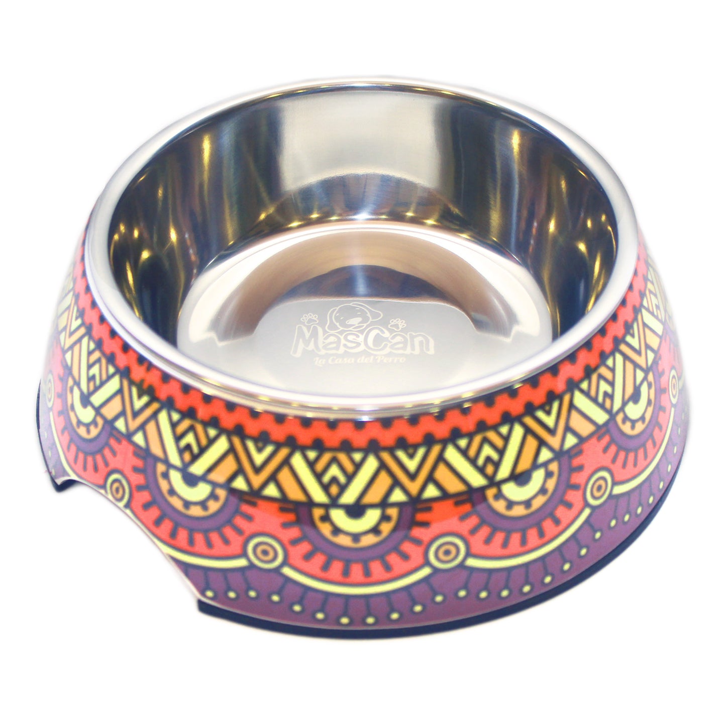 Plato Mascan Diseño Morado