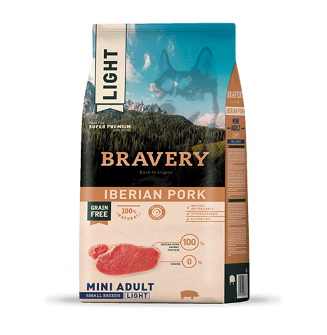 Bravery Light Iberian Pork Mini Adulto