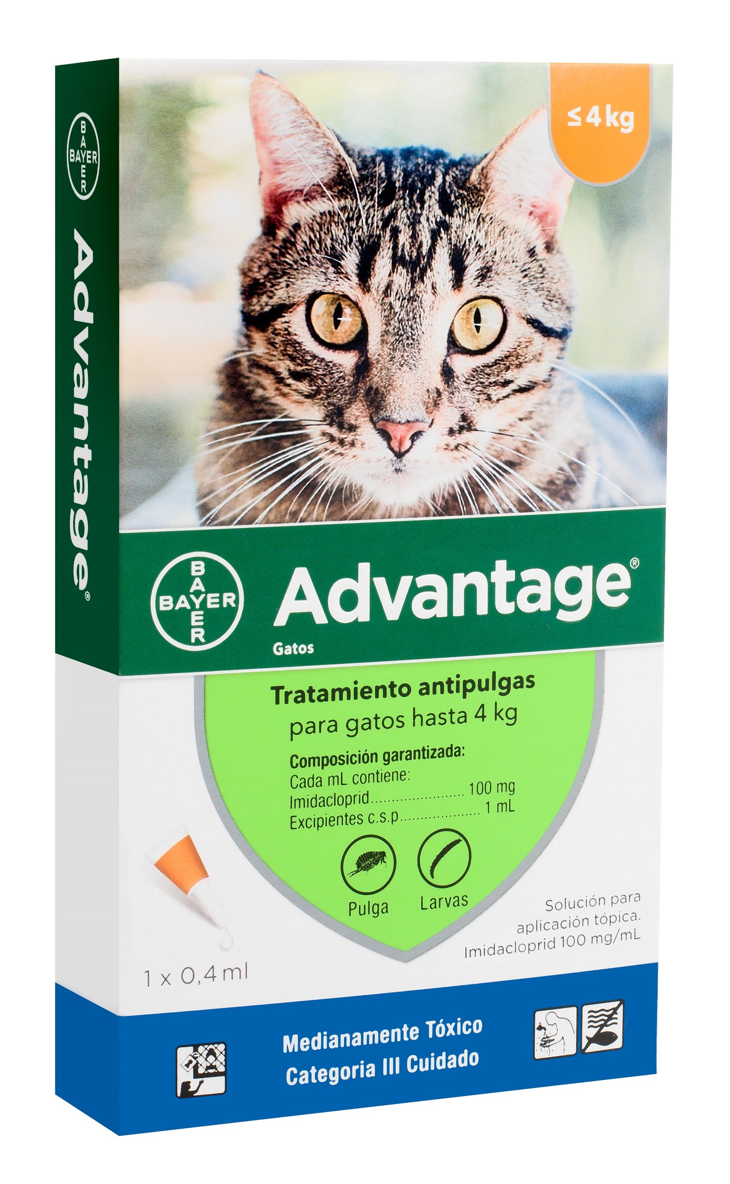 Advantage Gato hasta 4kg