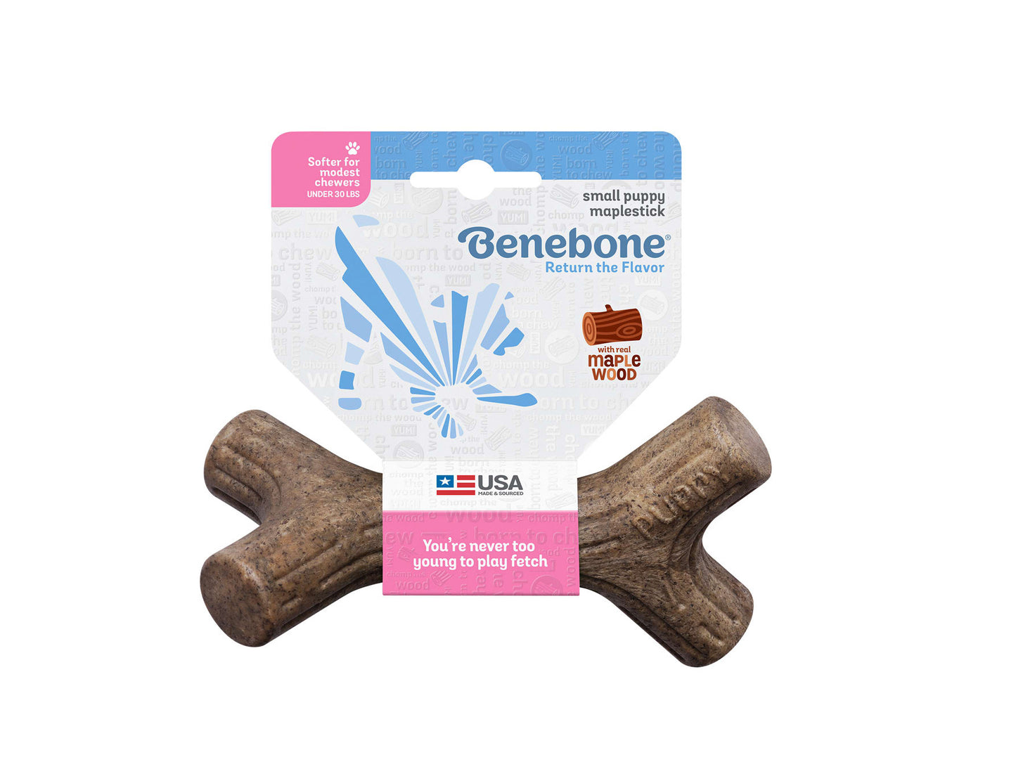 Benebone Maplestick Puppy Wood