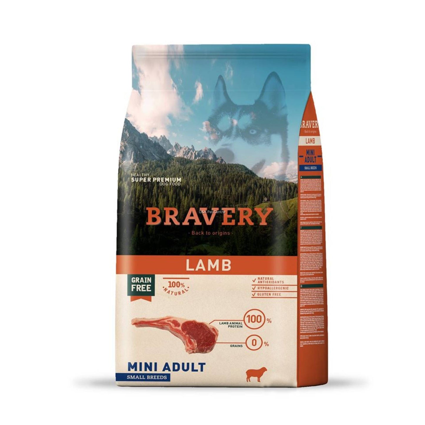 Bravery Dog Mini Adult Lamb