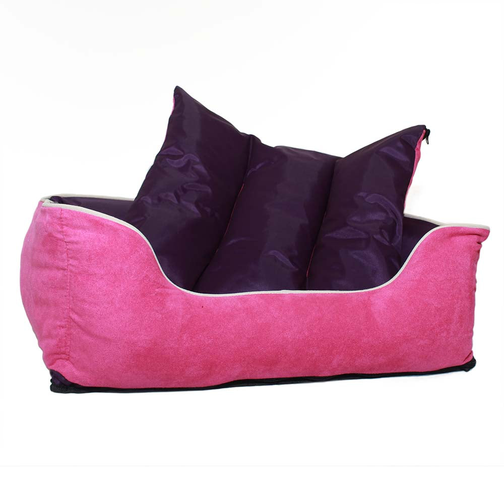 Cama Reversible Doble Morado Mascan