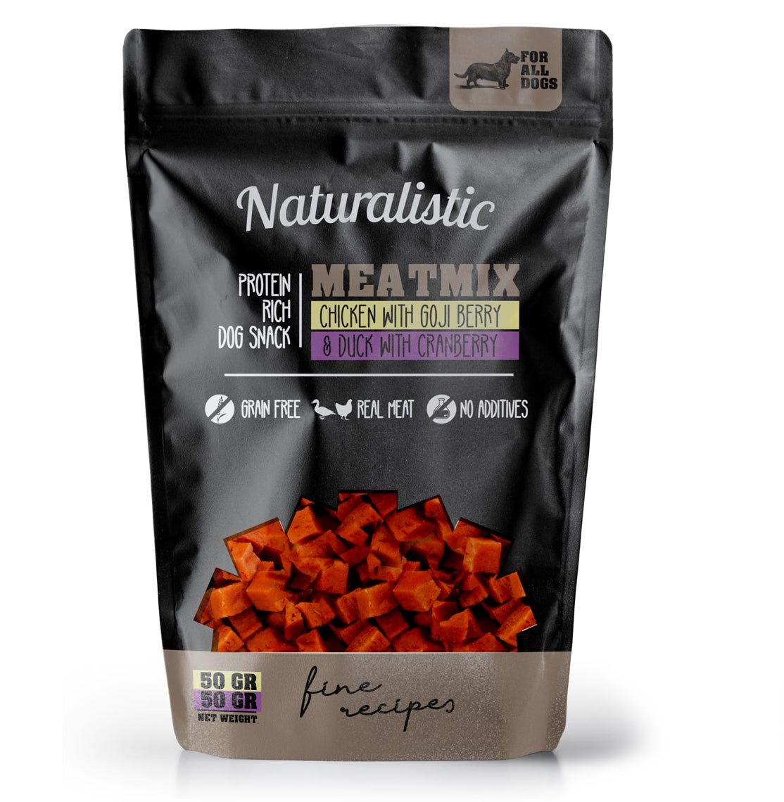 Naturalistic Chicken/ Goji Berry & Duck / Cranberry