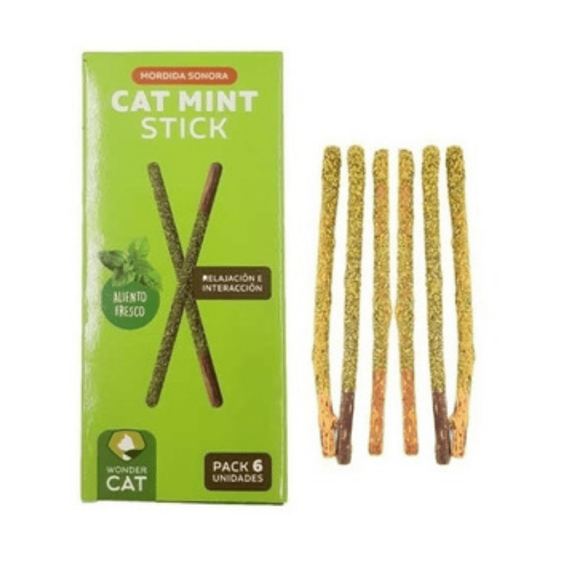 Varas de Catnip con Menta 6 Unidades