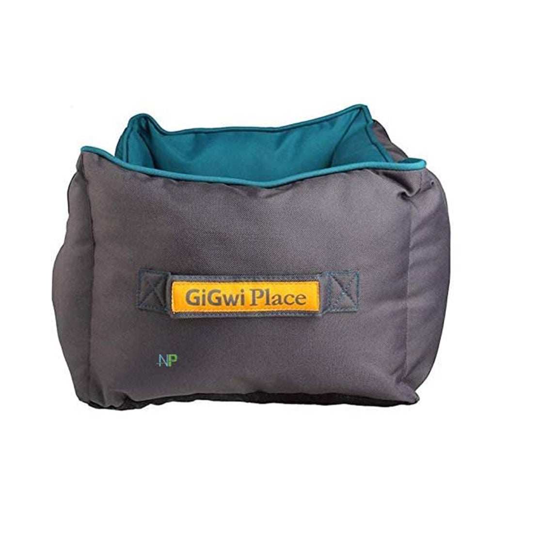 Cama Cuadrada GiGwi Place Verde/Gris