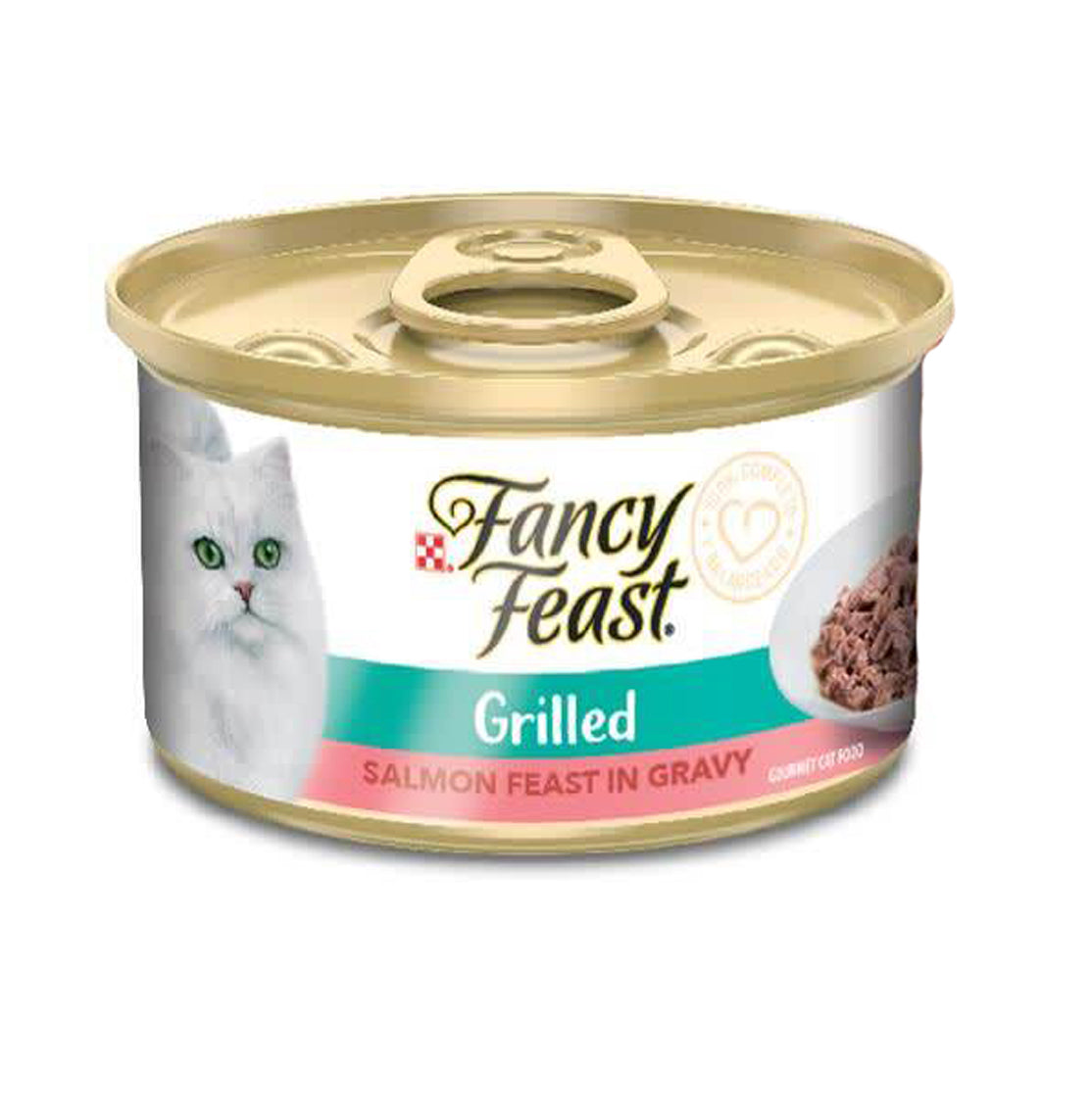 Fancy & Feast Cat Grilled Salmón Feast in Gravy