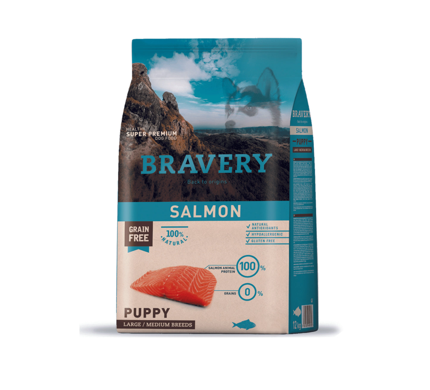 Bravery Dog Puppy Large/Medium Salmón