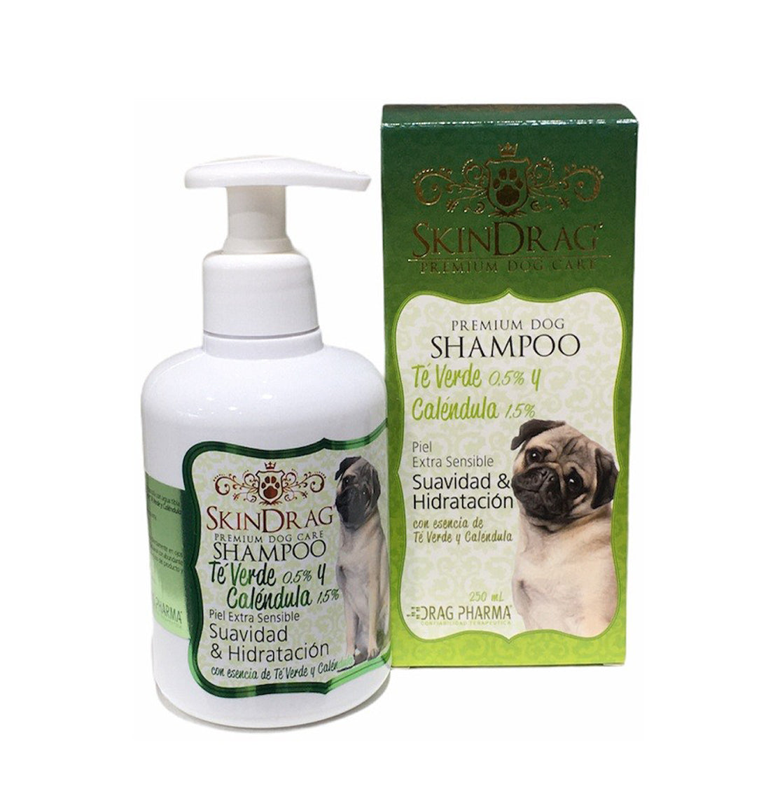 Skindrag Té Verde y Caléndula Shampoo