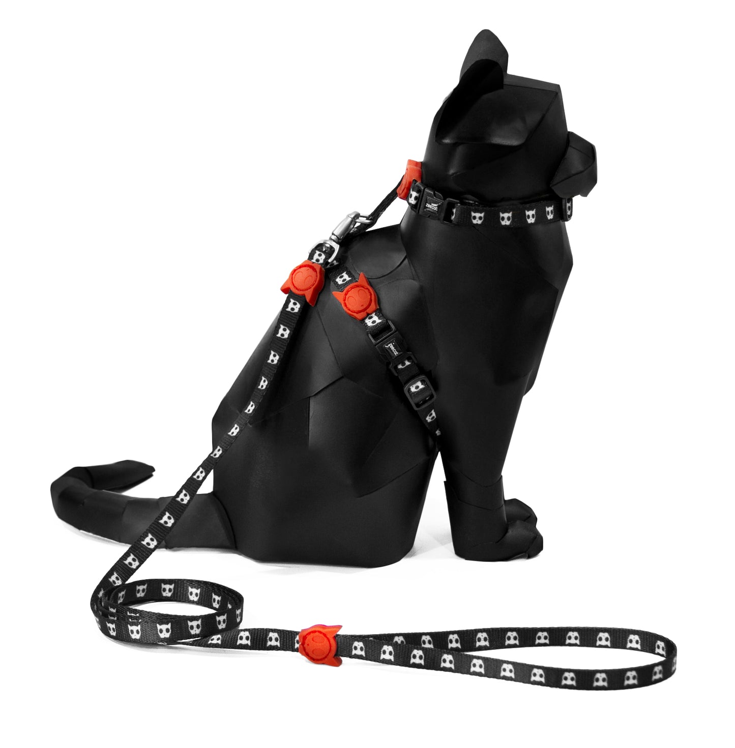 Skull Harness+ Leash Set Cat ZeeCat