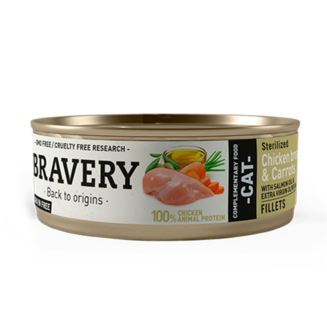 Bravery Lata Cat Carrots Sterilized