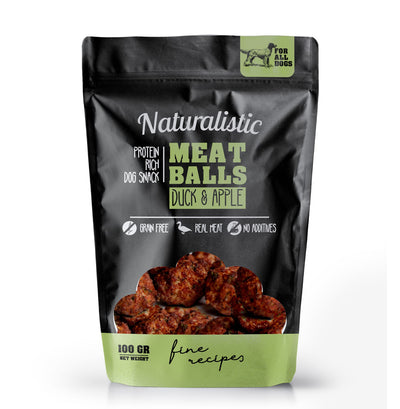 Naturalistic Meatballs Pato & Manzana