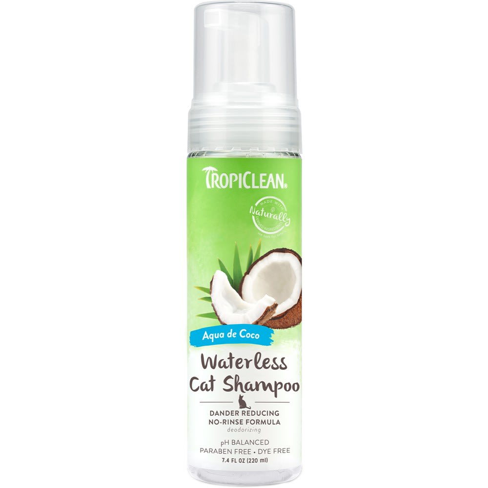 Tropiclean Aqua de Coco Waterless Cat Shampoo