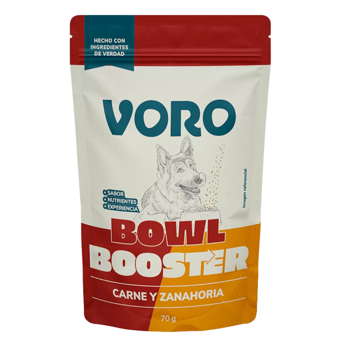 Voro Bowl Booster Carne Y Zanahoria