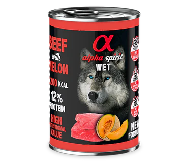 Lata Alpha Spirit Carne Con Melón