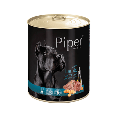 Piper lamb, carrot and brown rice