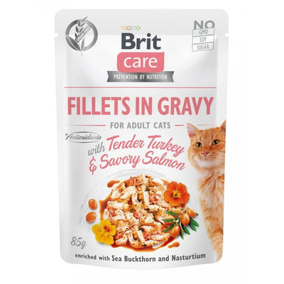 Brit Care Pouch Cat Pavo y Salmón