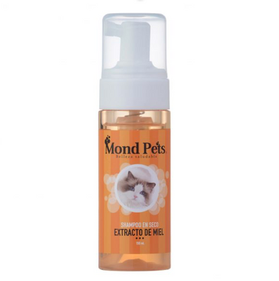 Mond Pets Extracto de Miel Shampoo en Seco Gatos