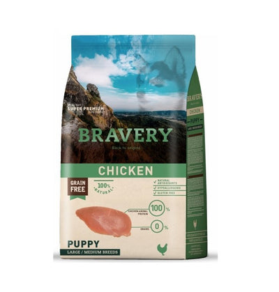 Bravery Puppy Large/Medium Breed Chicken
