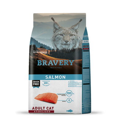 Bravery Adult Cat Sterilized Salmón